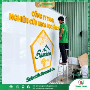 Thi Công Bảng Alu Chữ Mica Samson Đẹp, Chuyên Nghiệp