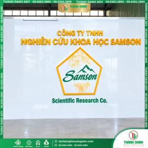 Thi Công Bảng Alu Chữ Mica Samson Đẹp, Chuyên Nghiệp