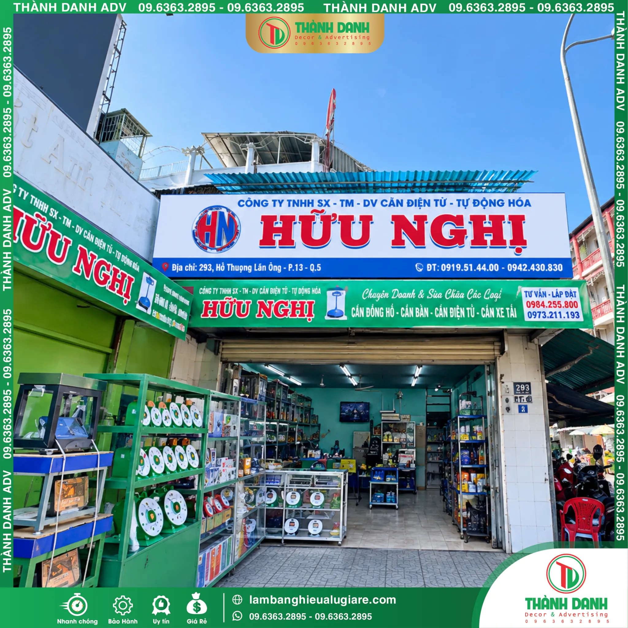 Bảng Alu Chữ Nổi Mica Quận 5 Tự Động Hóa Hữu Nghị