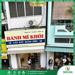 Làm Bảng Alu Dán Decal Tiệm Bánh Mì Quận Phú Nhuận