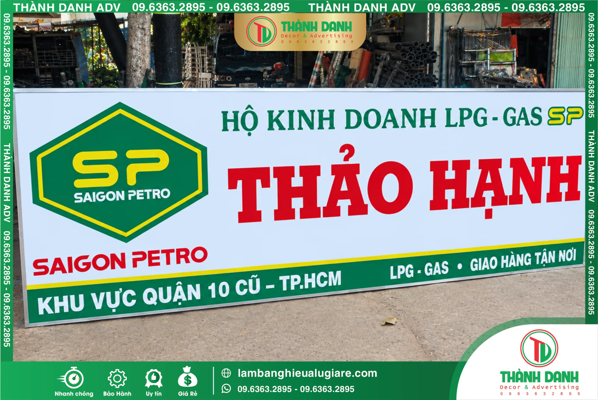 Bảng Bạt Quận 10 Gas Thảo Hạnh – Mẫu Đẹp, Giá Tốt