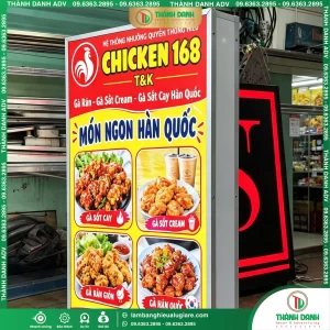 Hộp Đèn Bạt Quận 10 Tiệm Gà Rán Giá Rẻ