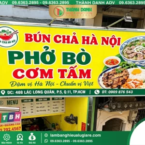 Bảng Bạt Quận 11 Bún Chả Hà Nội – Mẫu Đẹp, Giá Tốt