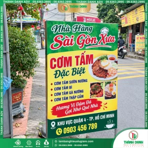 Hộp Đèn Bạt Quận 4 Cơm Tấm – Mẫu Đẹp, Giá Tốt
