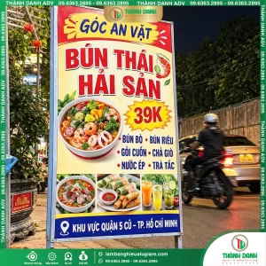 Hộp Đèn Bạt Quận 5 Góc Ăn Vặt Mẫu Đẹp, Giá Tốt
