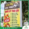 Bảng Bạt Quận Bình Tân Quán Cafe Mẫu Đẹp, Giá Tốt