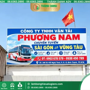 Bảng Bạt Quận Bình Thạnh Nhà Xe Mẫu Đẹp, Giá Tốt