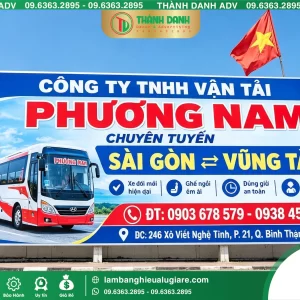 Bảng Bạt Quận Bình Thạnh Nhà Xe Mẫu Đẹp, Giá Tốt