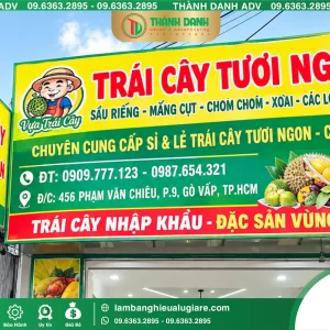Bảng Bạt Quận Gò Vấp Mẫu Đẹp, Giá Rẻ, Thi Công Theo Yêu Cầu