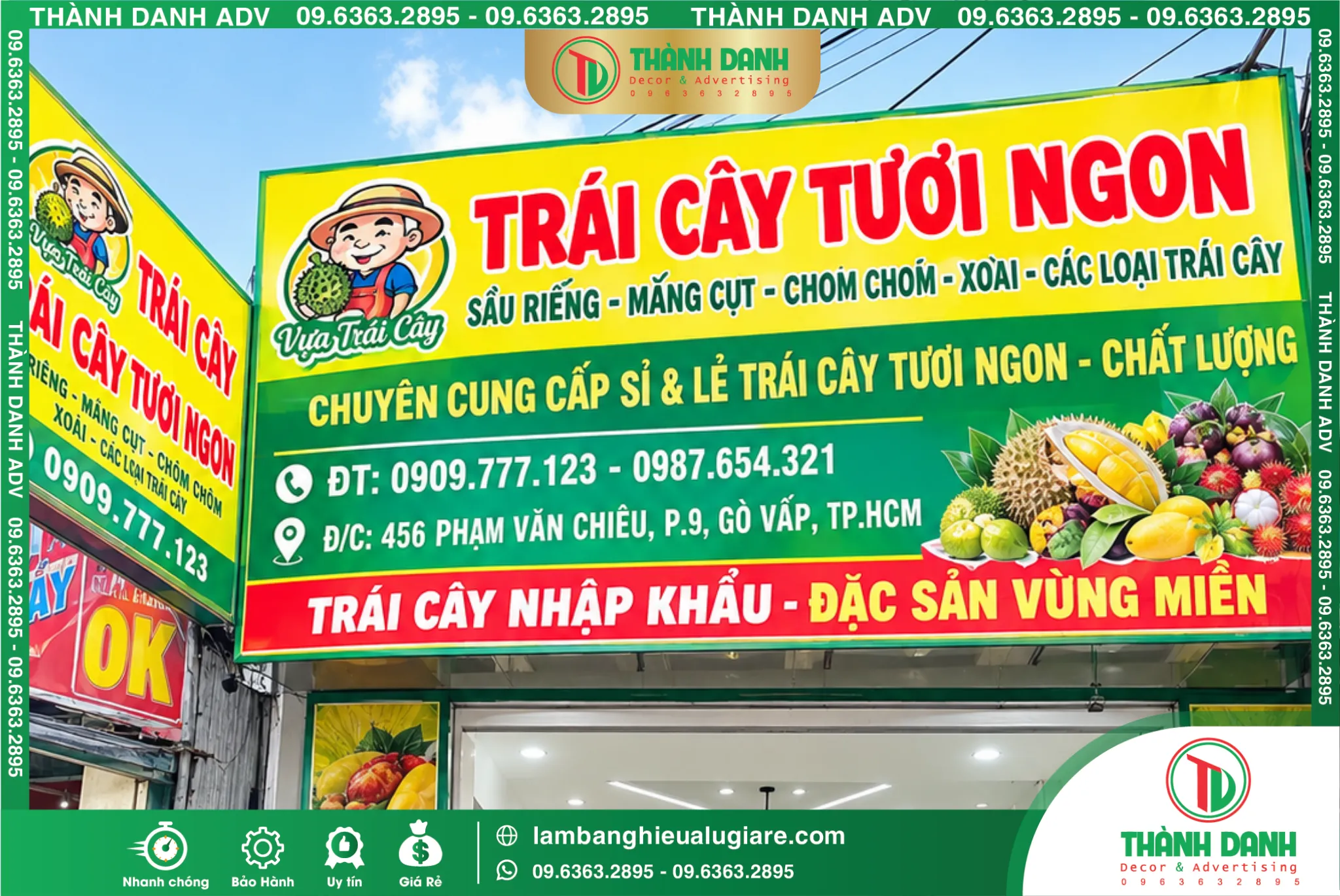 Bảng Bạt Quận Gò Vấp Mẫu Đẹp, Giá Rẻ, Thi Công Theo Yêu Cầu