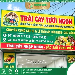 Bảng Bạt Quận Gò Vấp Mẫu Đẹp, Giá Rẻ, Thi Công Theo Yêu Cầu