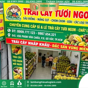 Bảng Bạt Quận Gò Vấp Mẫu Đẹp, Giá Rẻ, Thi Công Theo Yêu Cầu