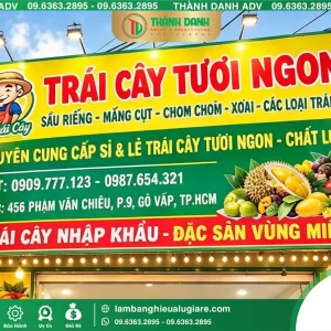 Bảng Bạt Quận Gò Vấp Mẫu Đẹp, Giá Rẻ, Thi Công Theo Yêu Cầu