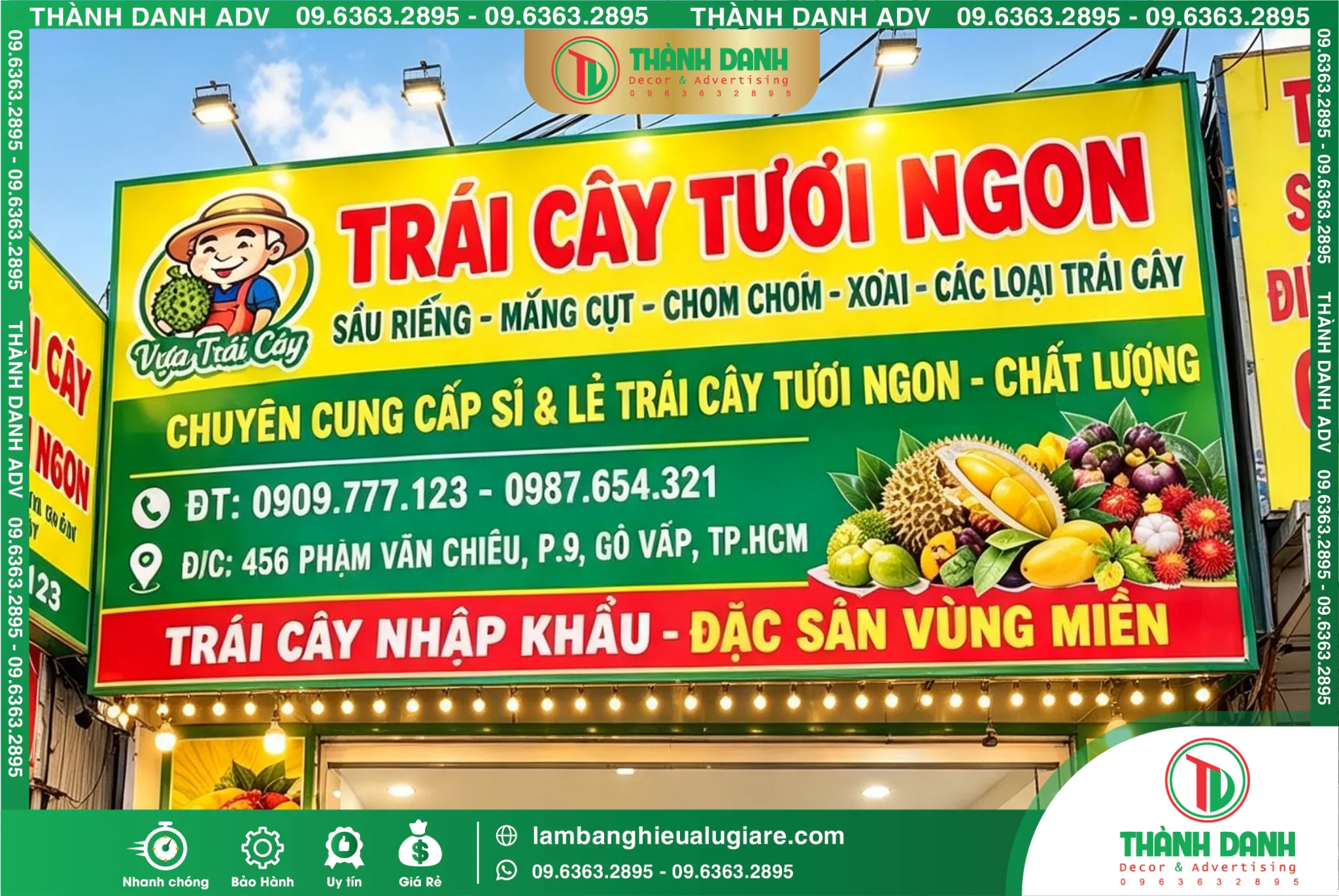 Bảng Bạt Quận Gò Vấp Mẫu Đẹp, Giá Rẻ, Thi Công Theo Yêu Cầu