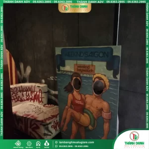 Bảng Hiệu Bạt Căng Nhúng Nhà Ma Mẫu Đẹp, Giá Tốt