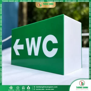 Bảng Mica WC Mẫu Đẹp, Giá Rẻ, Làm Theo Yêu Cầu