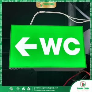 Bảng Mica WC Mẫu Đẹp, Giá Rẻ, Làm Theo Yêu Cầu