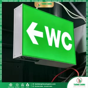 Bảng Mica WC Mẫu Đẹp, Giá Rẻ, Làm Theo Yêu Cầu