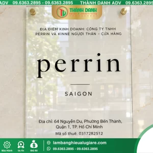 Bảng Mica In UV Perrin Mẫu Đẹp, In Sắc Nét, Giá Tốt [products ids=