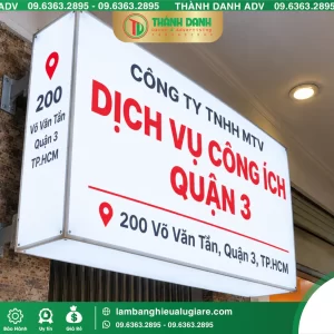 Bảng Vẫy Bạt Quận 3 Mẫu Đẹp, Giá Tốt