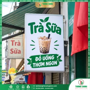 Bảng Vẫy Bạt Hóc Môn Quán Trà Sữa – Mẫu Đẹp, Giá Tốt