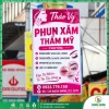 Bảng Vẫy Bạt Tân Bình Phun Xăm Thẩm Mỹ Mẫu Đẹp, Giá Tốt