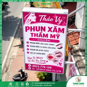 Bảng Vẫy Bạt Tân Bình Phun Xăm Thẩm Mỹ Mẫu Đẹp, Giá Tốt