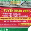 In Bạt Hiflex Quận 5 Tuyển Nhân Viên – Mẫu Đẹp, In Rõ Nét