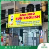 Làm Bảng Hiệu Bạt Tân Bình Anh Ngữ Fun English – Mẫu Đẹp, Giá Tốt