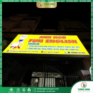 Làm Bảng Hiệu Bạt Tân Bình Anh Ngữ Fun English – Mẫu Đẹp, Giá Tốt