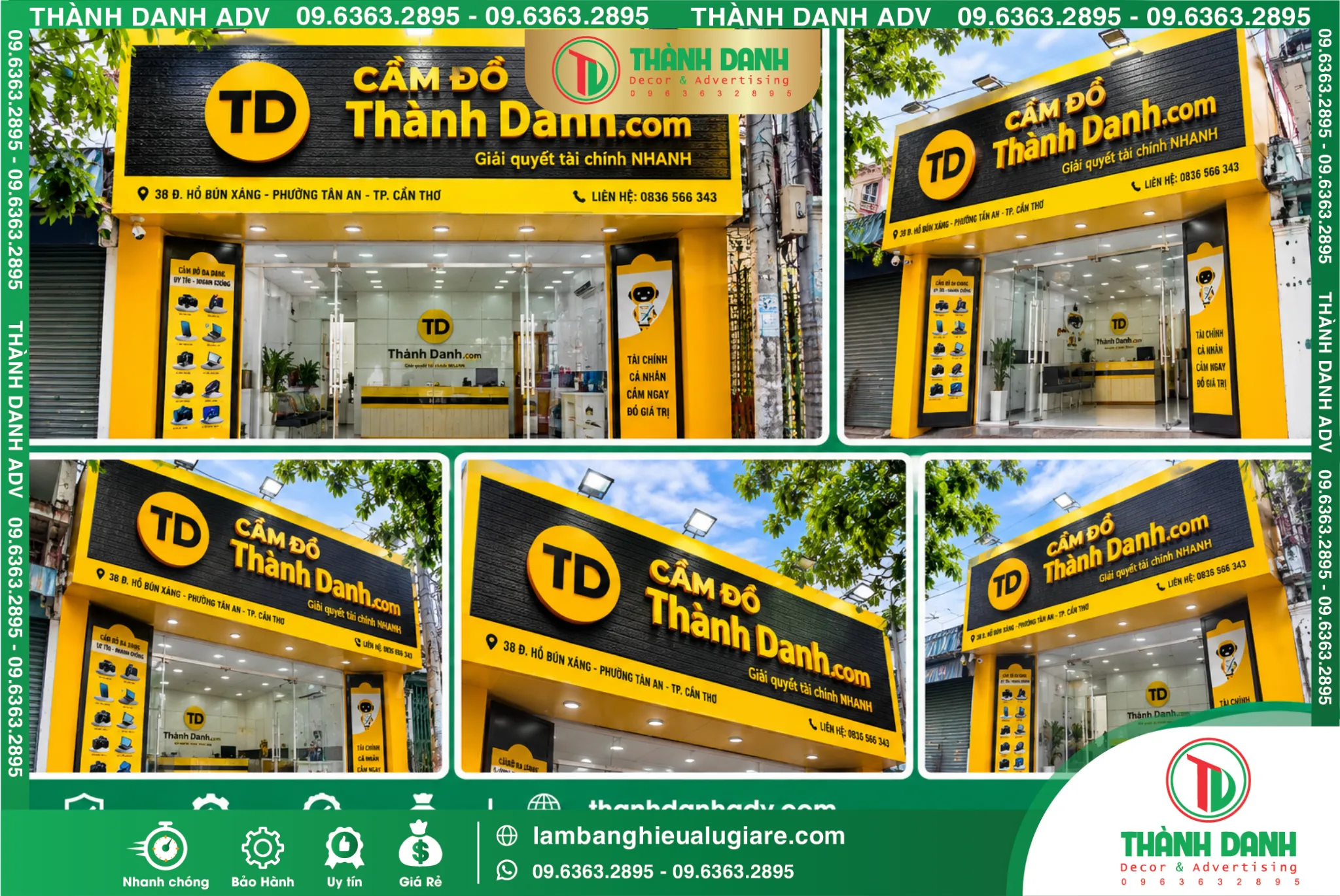 Làm Bảng Hiệu Phường Nhiêu Lộc Gía Rẻ Tại TP HCM
