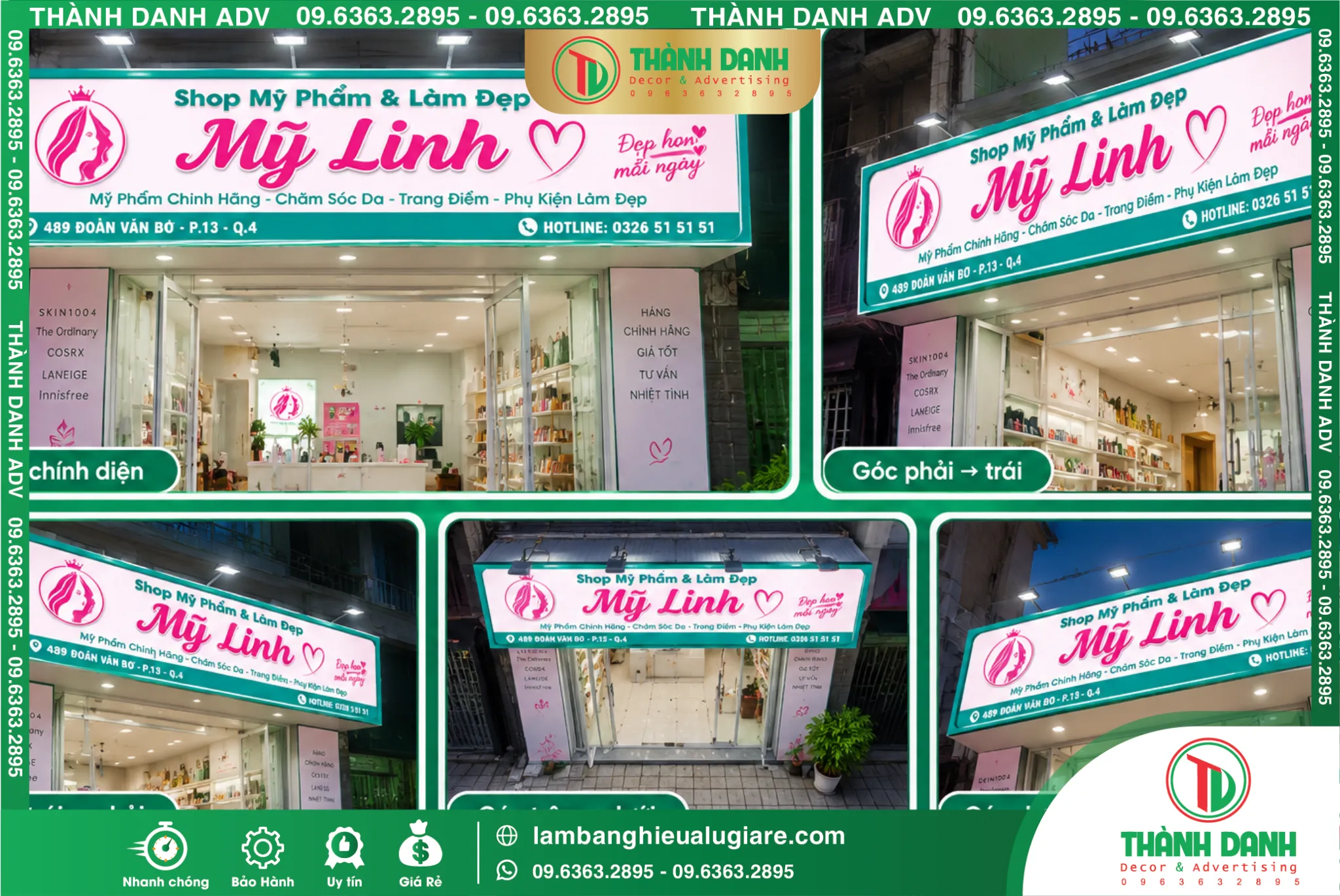 Làm Bảng Hiệu Phường Chợ Lớn Quận 5 Cũ Gía Rẻ