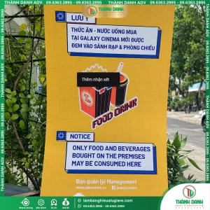 Menu Galaxy Cinema Cán Format In Sắc Nét, Bền Đẹp, Chuyên Nghiệp
